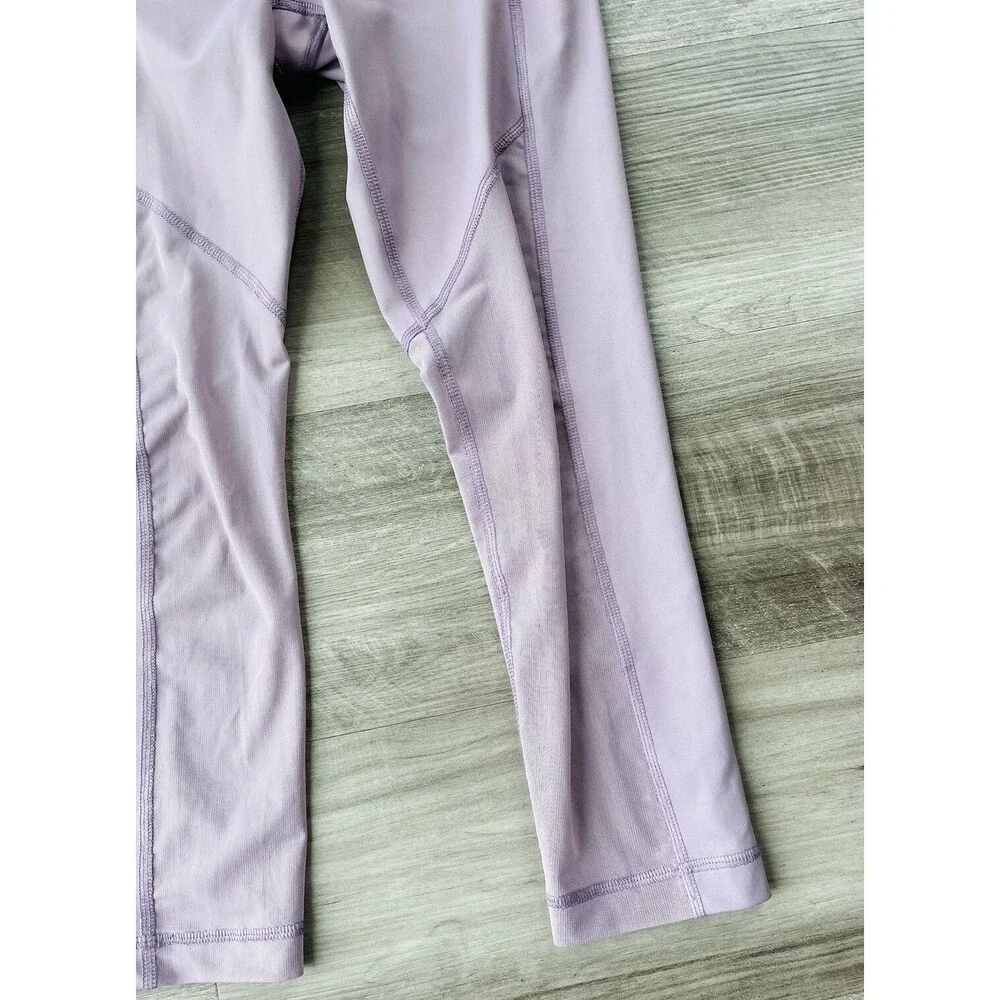 90 Degree Reflex Purple Athletic Leggings Size XS Mesh Stretch